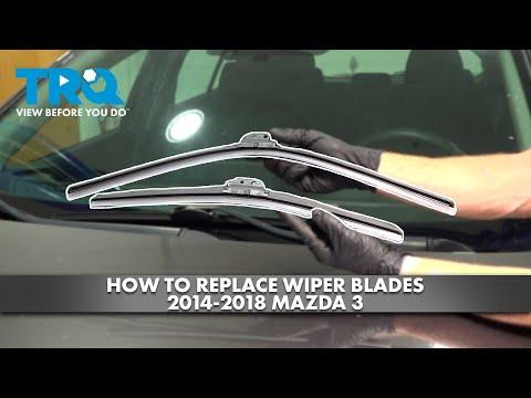 How to replace Front Wiper Blades 2014-2018 Mazda 3