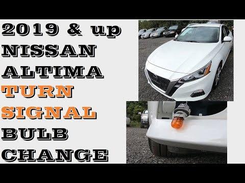 How to change replace turn signal bulb in Nissan Altima 2019 & newer