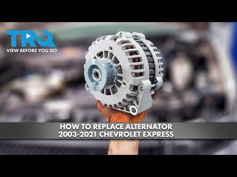 How to Replace the Alternator on a 2016 Chevrolet Express 3500