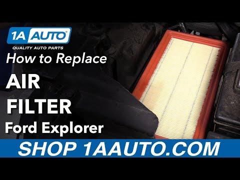 How to Replace Air Filter 11-19 Ford Explorer