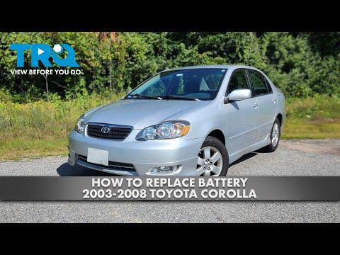 How to Replace the Battery on a 2007 Toyota Corolla (12V Group 35)