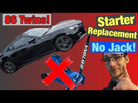 Subaru BRZ Starter Replacement WITHOUT lifting the car 1st Gen (Scion FRS, Toyota GT86)