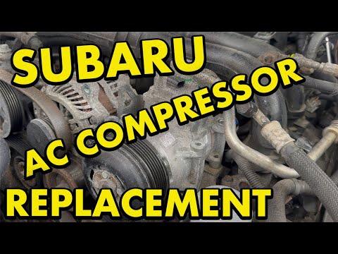 How to Replace the A/C Compressor on a 2016 Subaru Legacy (R-134a System)
