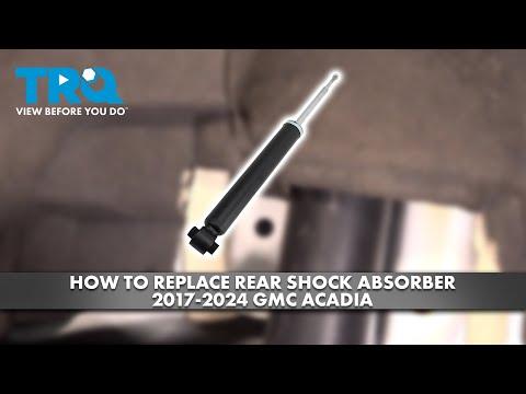 How to Replace Rear Shock Absorbers 2017-2024 GMC Acadia