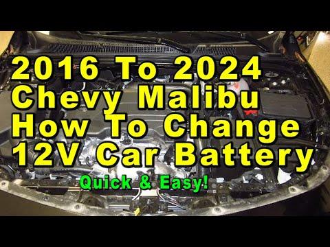 2016 To 2024 Chevrolet Malibu How To Change 12V Car Battery With Group Size - Quick & Easy
