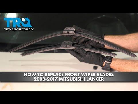 How to Replace Front Wiper Blades 2008-2017 Mitsubishi Lancer