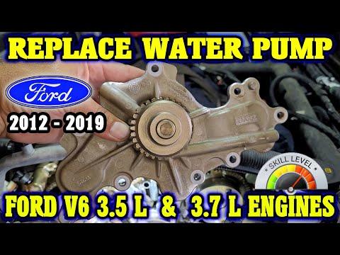 How to change a water pump in Ford V6 3.5 & 3.7-liter engines 2012-19 Explorer, Taurus, Edge & more