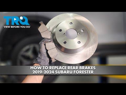 How to Replace Rear Brake Pads on a 2019-2026 Subaru Forester