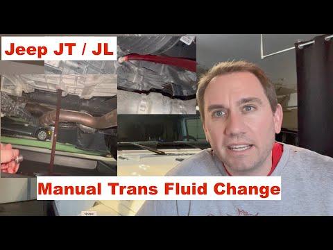 Jeep Gladiator Manual Transmission Fluid Change JT