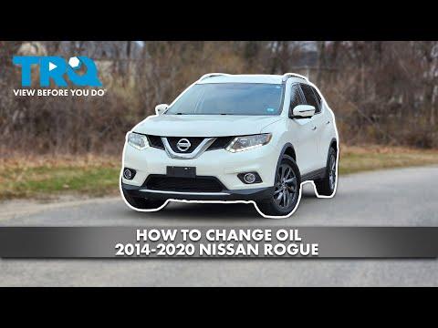 How to Change Oil 2014-2020 Nissan Rogue