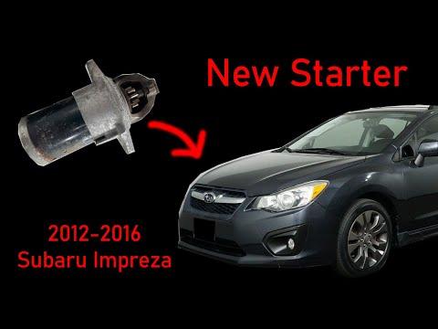 How to Replace the Starter Motor on a 2019-2022 Subaru Forester (Engine: Flat 4 2.5L)