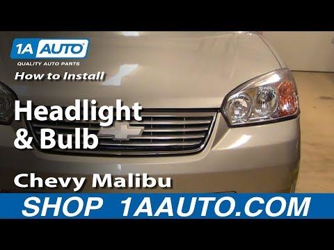 How to Replace Headlight 04-08 Chevy Malibu