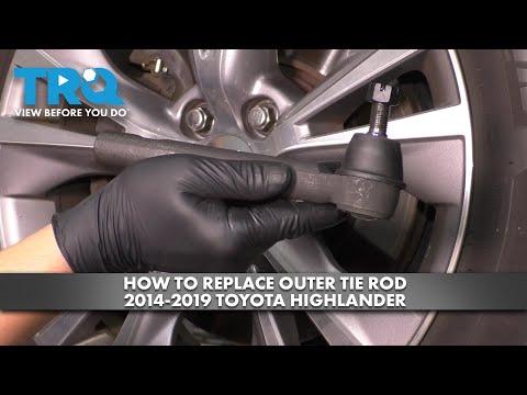 How to Replace the Outer Tie Rod End on a 2008-2019 Toyota Highlander