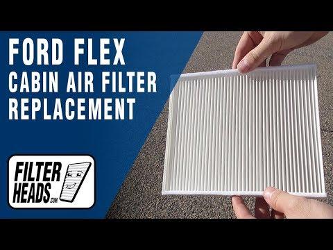 How to Replace the Cabin Air Filter on a 2016 Ford Flex (Behind Glove Box)