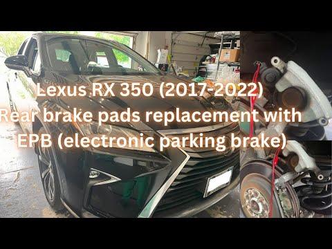 How to Replace Rear Brake Pads on a 2018 Lexus RX350 (EPB Service Mode Guide)