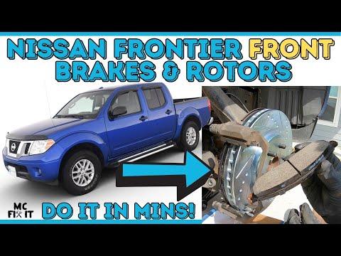 How to Replace FRONT Brake Pads & Rotors on a Nissan Frontier 2005 - 2019 (2nd Generation)