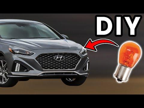 How to Replace the Front Turn Signal Bulb on a 2018 Hyundai Sonata