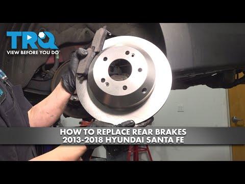 How to Replace Rear Brakes 2013-2018 Hyundai Santa Fe