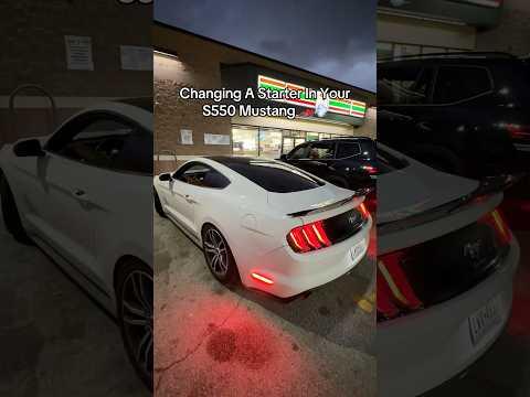 How To Change The Starter In Your S550 Mustang ๐๏ธ๐จ