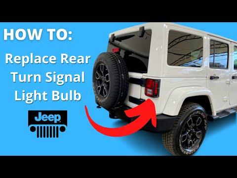 HOW TO Replace Rear Turn Signal Light Bulb | Jeep Wrangler JK 2007-2018