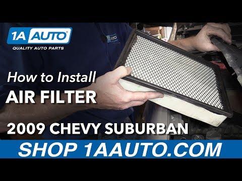 How to Replace Engine Air Filter 07-14 Chevy Suburban