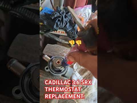 Cadillac 3.6 SRX Thermostat Replacement. 👎👎
