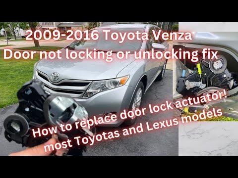 How to Replace the Front Door Lock Actuator on a 2016 Toyota Sequoia