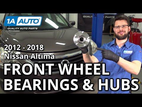 How to Replace Front Wheel Bearings & Hubs 2012-2018 Nissan Altima