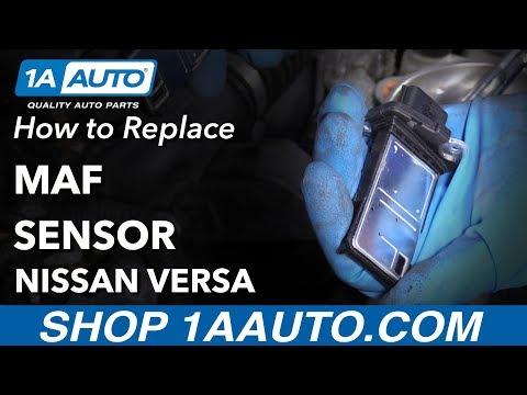 How to Replace Mass Air Flow Sensor 12-19 Nissan Versa