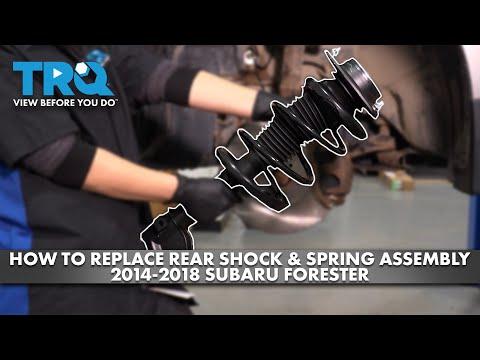 How to Replace Rear Shock & Spring Assembly 2014-2018 Subaru Forester