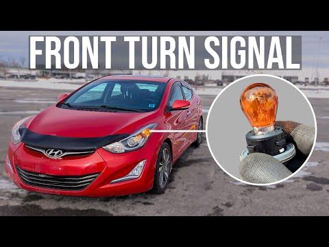 Replace Front Turn Signal Bulb - Hyundai Elantra (2011-2016)