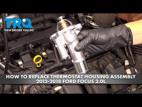 How to Replace Thermostat Housing Assembly 2012-2018 Ford Focus 2.0L