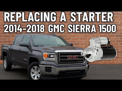 How to replace starter on GMC Sierra 1500 
