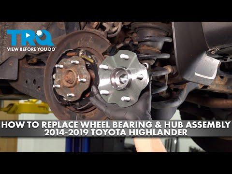 How to Replace Wheel Bearing & Hub Assembly 2014-2019 Toyota Highlander
