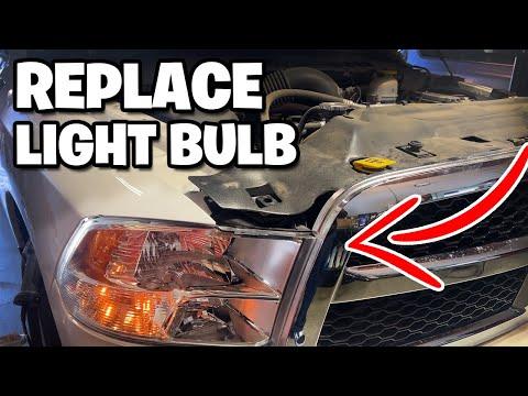 How to change Ram 1500 Headlight Bulb