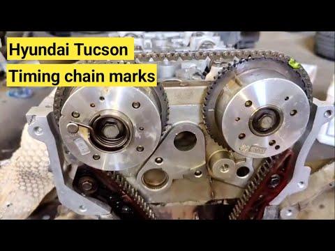Hyundai Tucson Timing chain marks and replacement. || Asad info plug