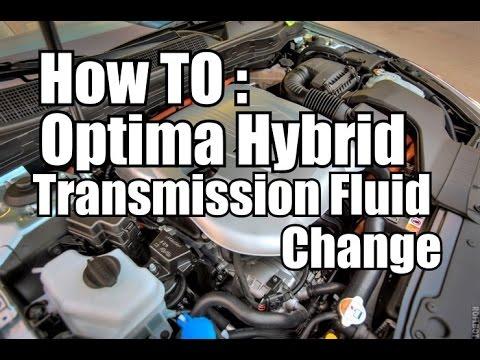 HOW TO : Change Transmission Fluid Optima Hybrid