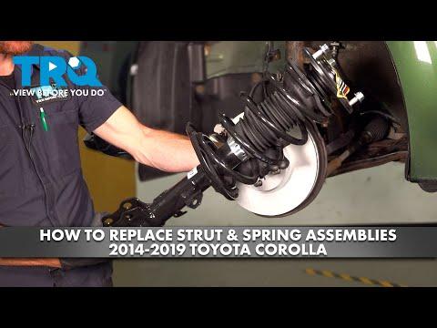 How to Replace Front Strut & Spring Assemblies 2014-2019 Toyota Corolla