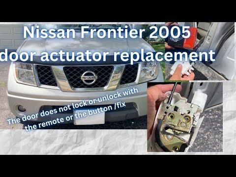 Nissan Frontier 2005-2018 door lock repair. Door lock actuator replacement.
