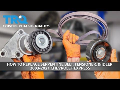 How to Replace Serpentine Belt, Tensioner, & Idler 2003-2021 Chevrolet Express