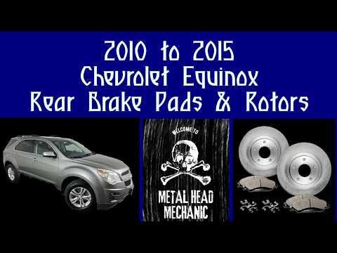 2010 -2015 Chevy Equinox Rear Brake Pads & Rotors