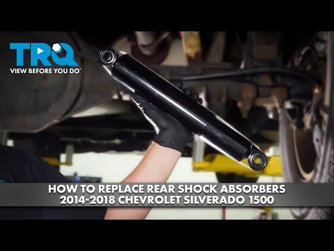 How to Replace Rear Shock Absorbers 2014-2018 Chevrolet Silverado 1500