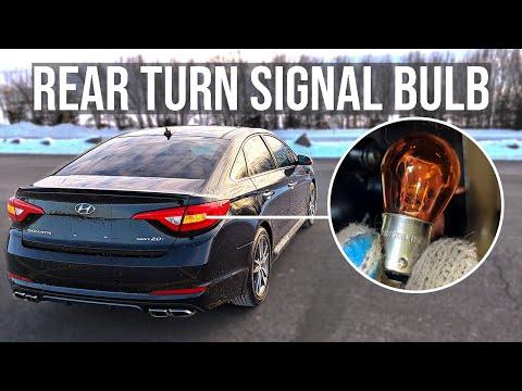 How to Replace Rear Turn Signal Bulb - Hyundai Sonata (2015-2017)