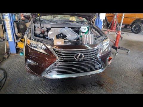 2017 lexus es 350 transmission fluid change step by step