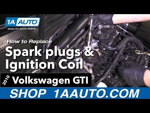 How to Replace Spark Plugs & Ignition Coils 06-14 Volkswagen GTI