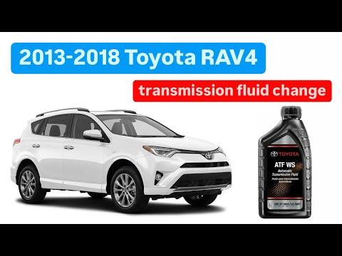 How to change transmission fluid on 2013 2014 2015 2016 2017 2018 Toyota RAV4 
