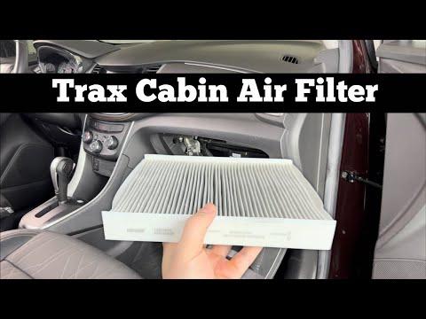 2017 - 2020 Chevy Trax Cabin Air filter Replacement - How To Change Or Replace AC Filter Location