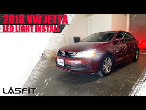 2018 2019 Volkswagen VW Jetta headlights Low Beam Lasfit H7 LED bulbs | Plug n Play. No extra parts