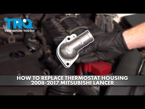 How to Replace Thermostat Housing 2008-2017 Mitsubishi Lancer 2.4L L4