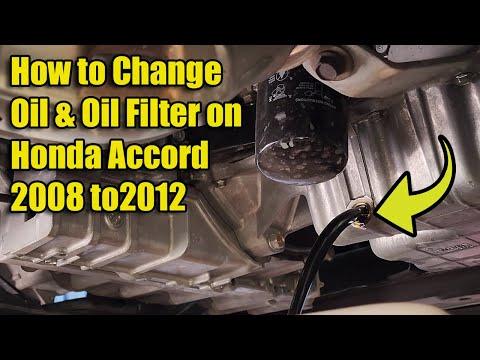 Honda Accord 2008-2012: How to Change Oil & Oil Filters for